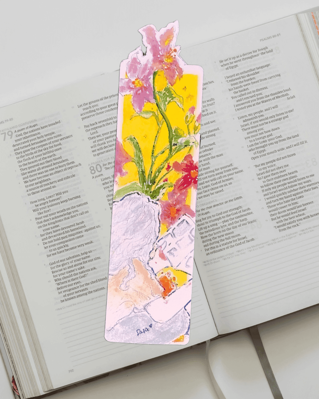 Marque-page "Lys"