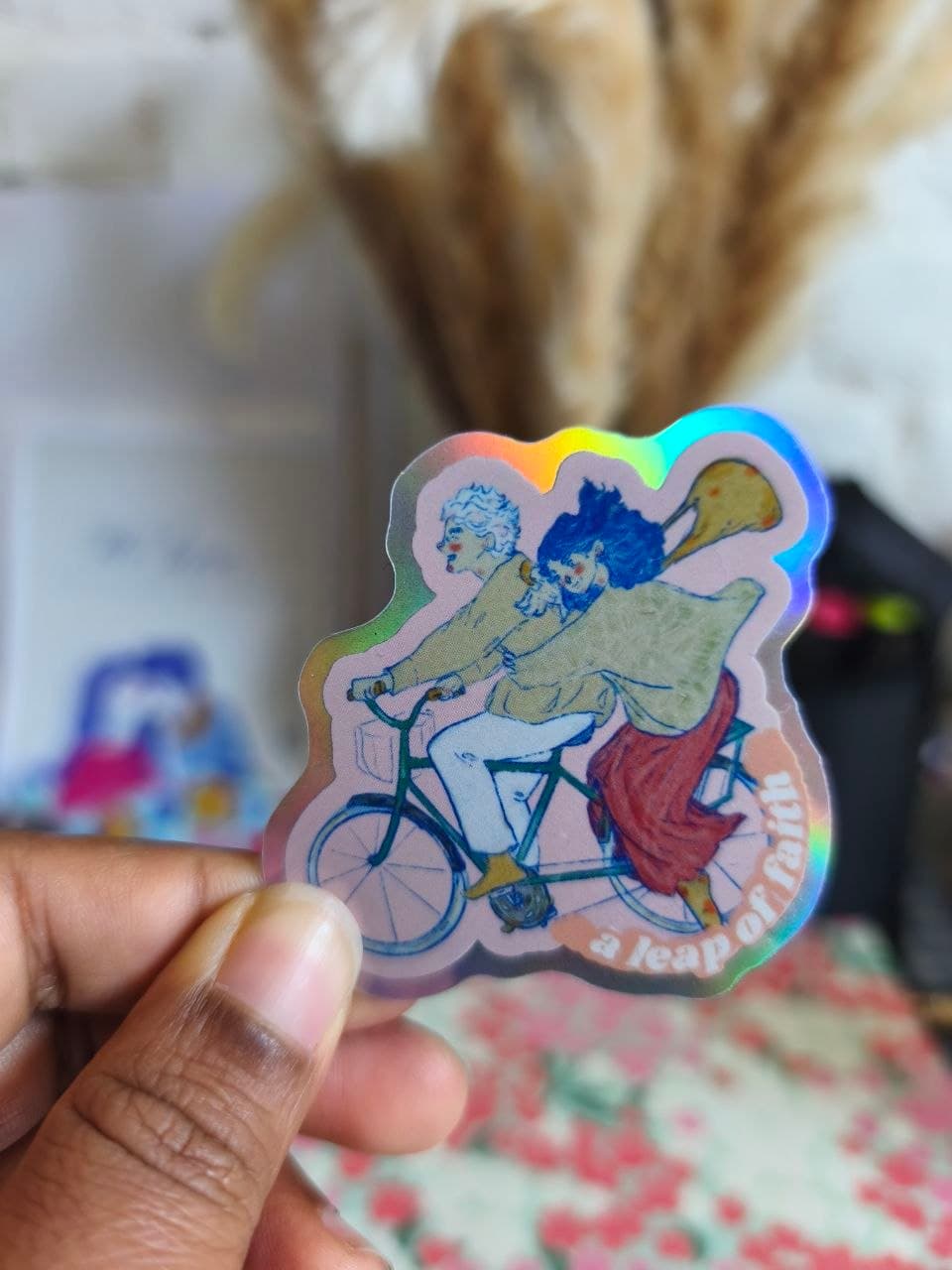 Stickers vinyles imperméables – "A leap of faith"