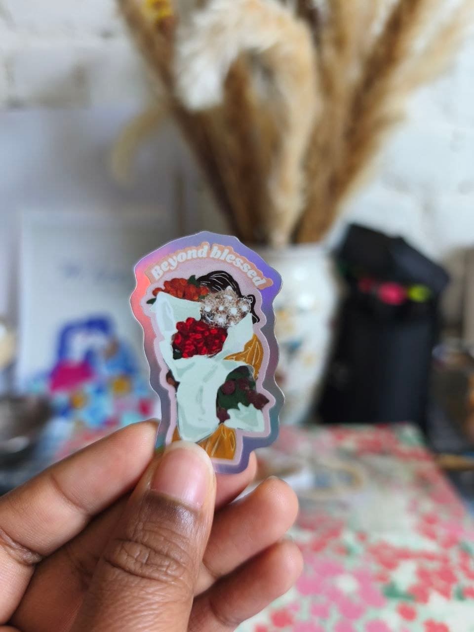 Stickers vinyles imperméables – "Beyond blessed"