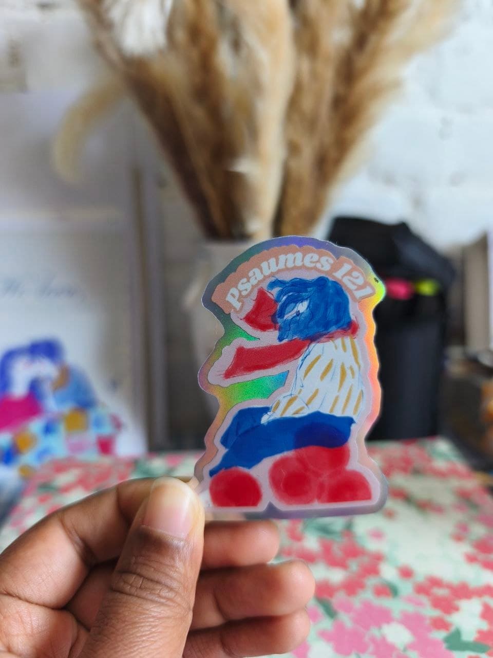 Stickers vinyles imperméables – "Psaumes 121"